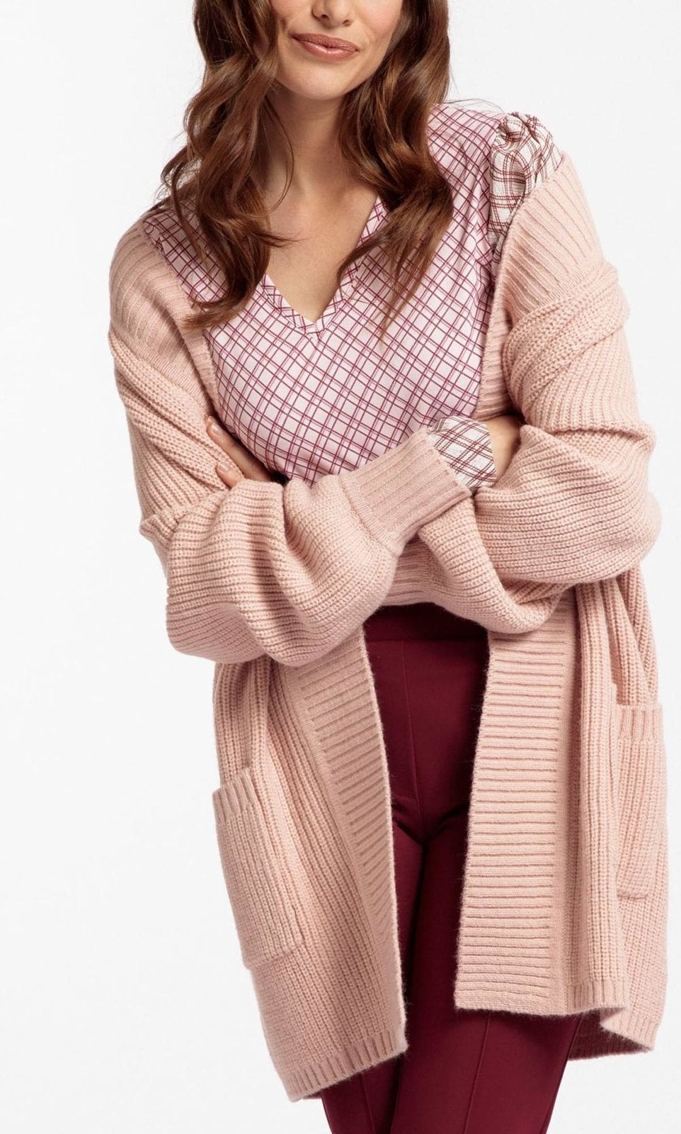 Studio Anneloes Newy Cardigan baby pink S, Ophalen of Verzenden, Zo goed als nieuw, Maat 38/40 (M), Roze