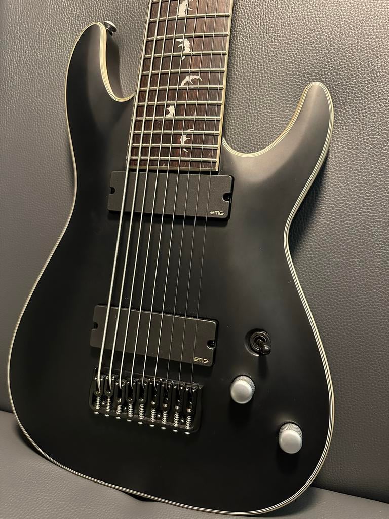 Schecter Damien Platinum 9-snarige gitaar Zo goed als nieuw, Ophalen, Zo goed als nieuw, Solid body, Overige merken