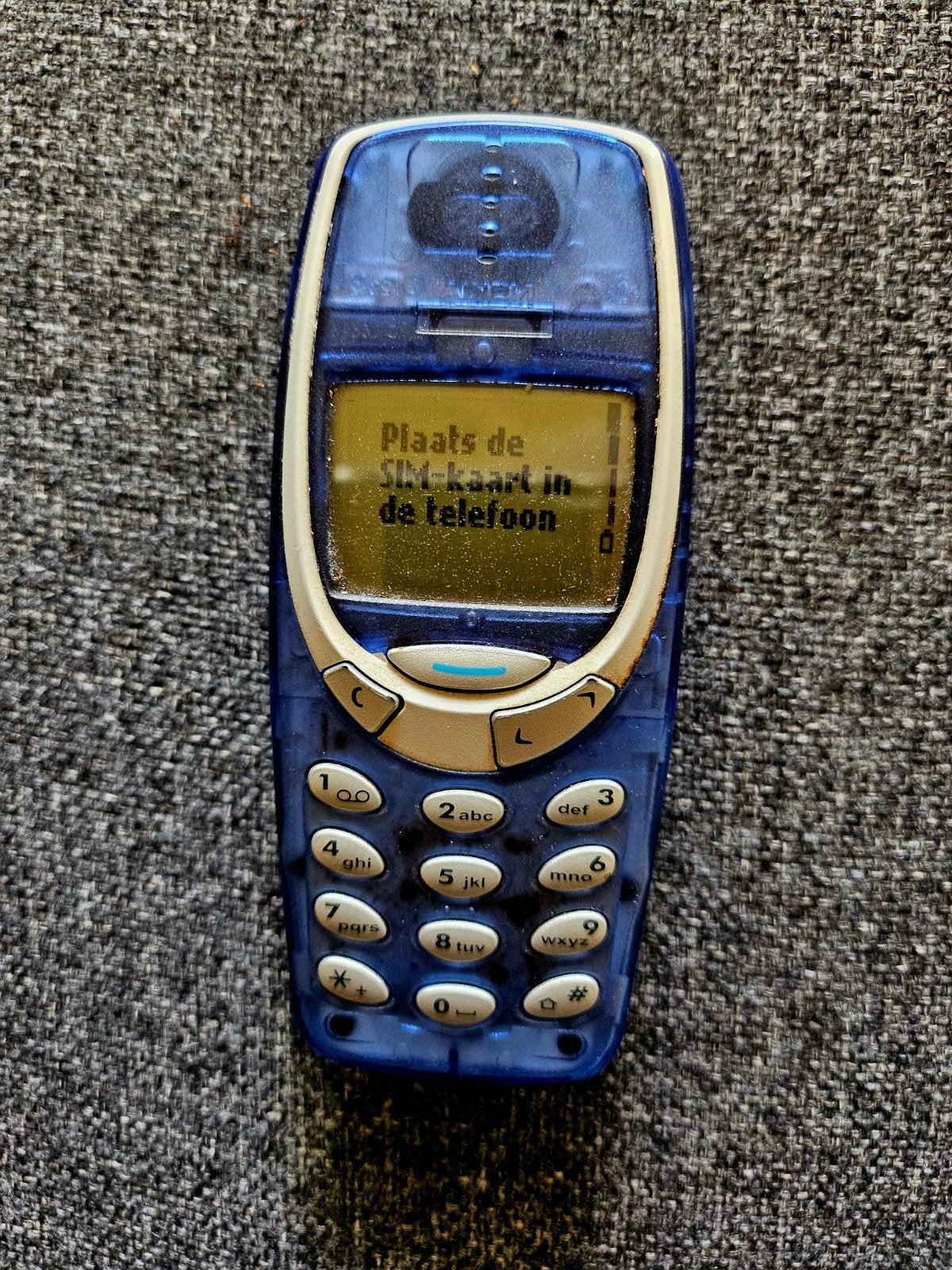 Nokia 3310 transparant blauw refurbished, Blauw, Geen camera, Fysiek toetsenbord, Refurbished