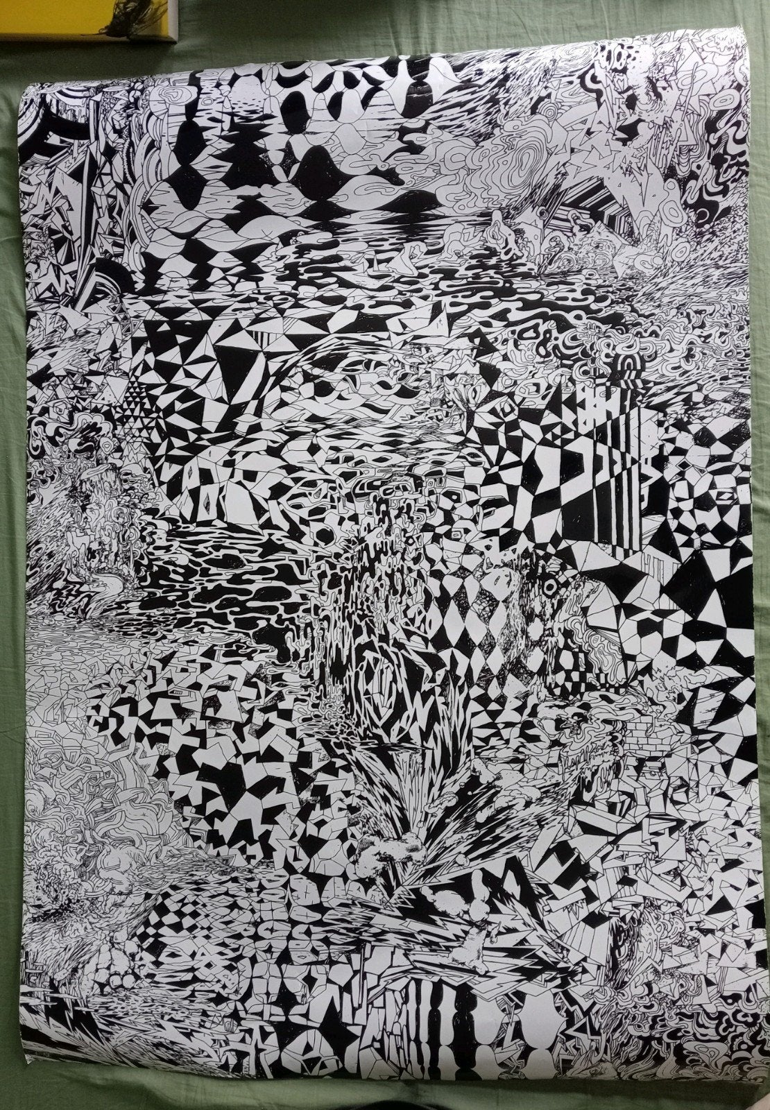 Jeroen Erosie - Grafische Prent 2015, Ophalen of Verzenden