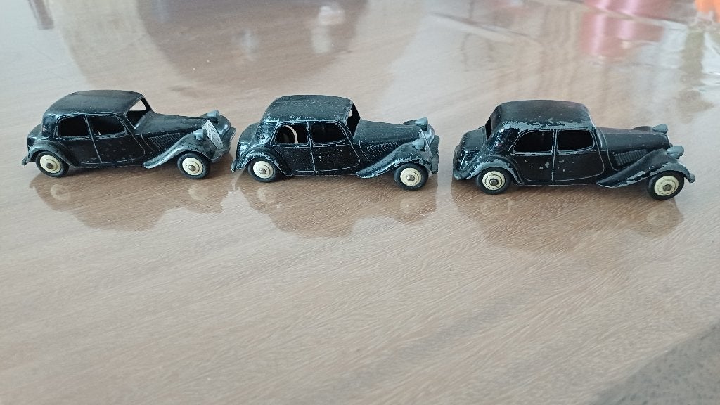 Dinky Toys citroen 11BL 3x, no.24N, Ophalen of Verzenden