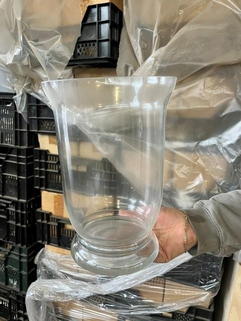 Windlicht van transparant glas, Ophalen, Overige materialen, Gebruikt, Overige kleuren