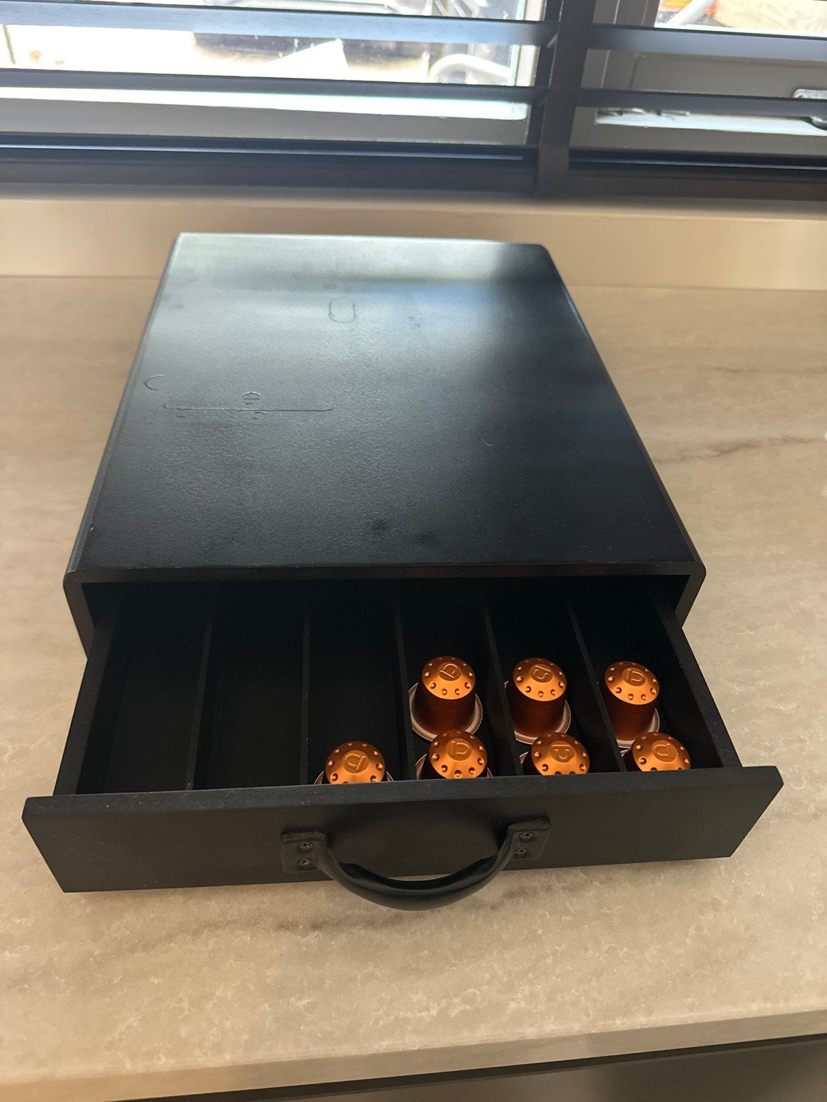 Nespresso capsulehouder - Zwart, Ophalen, Zwart, Metaal, Overige merken