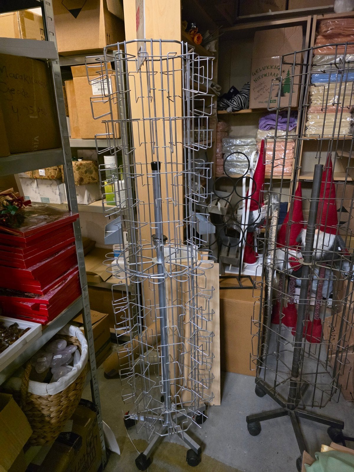 kaarten molen display kaartenmolen, Ophalen, Zo goed als nieuw