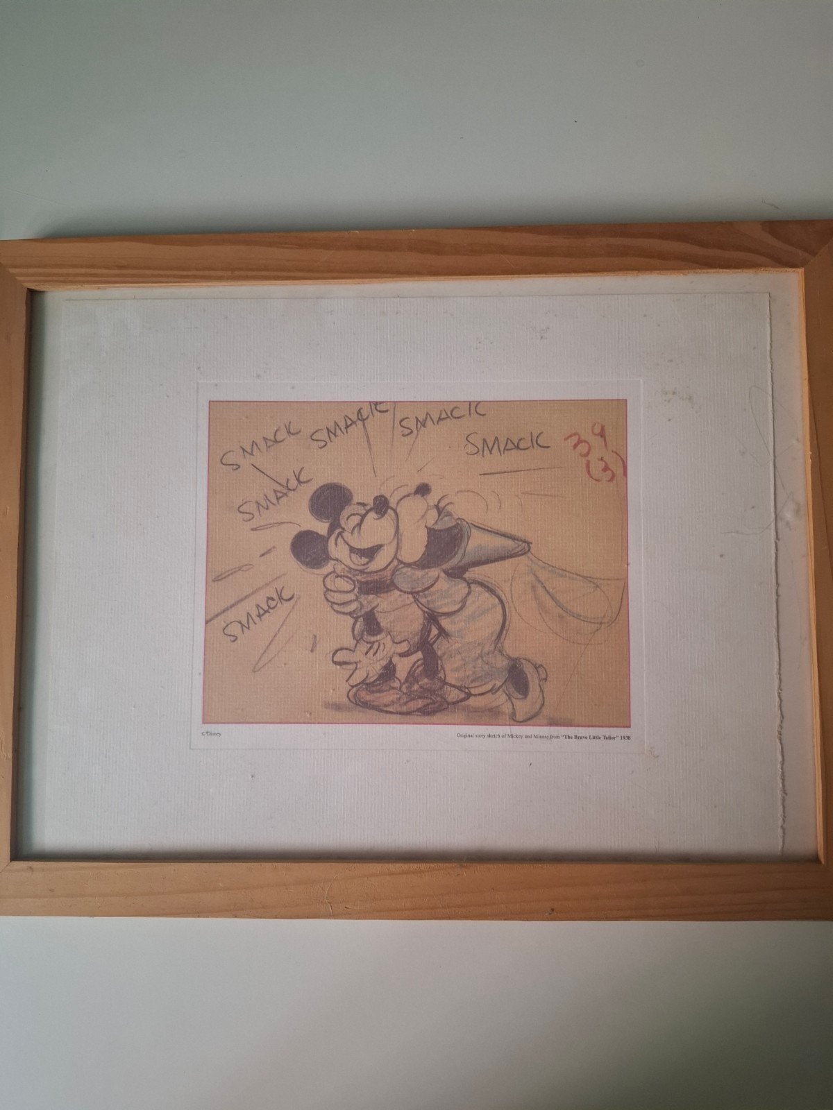 Originele Disney Mickey Mouse 'The Brave Little Tailor, Ophalen of Verzenden