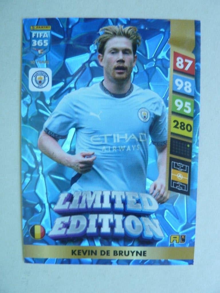 Panini Fifa 365 card  Kevin.de.Bruyne  Limited Edition, Ophalen of Verzenden, Zo goed als nieuw, Buitenlandse clubs, Poster, Plaatje of Sticker