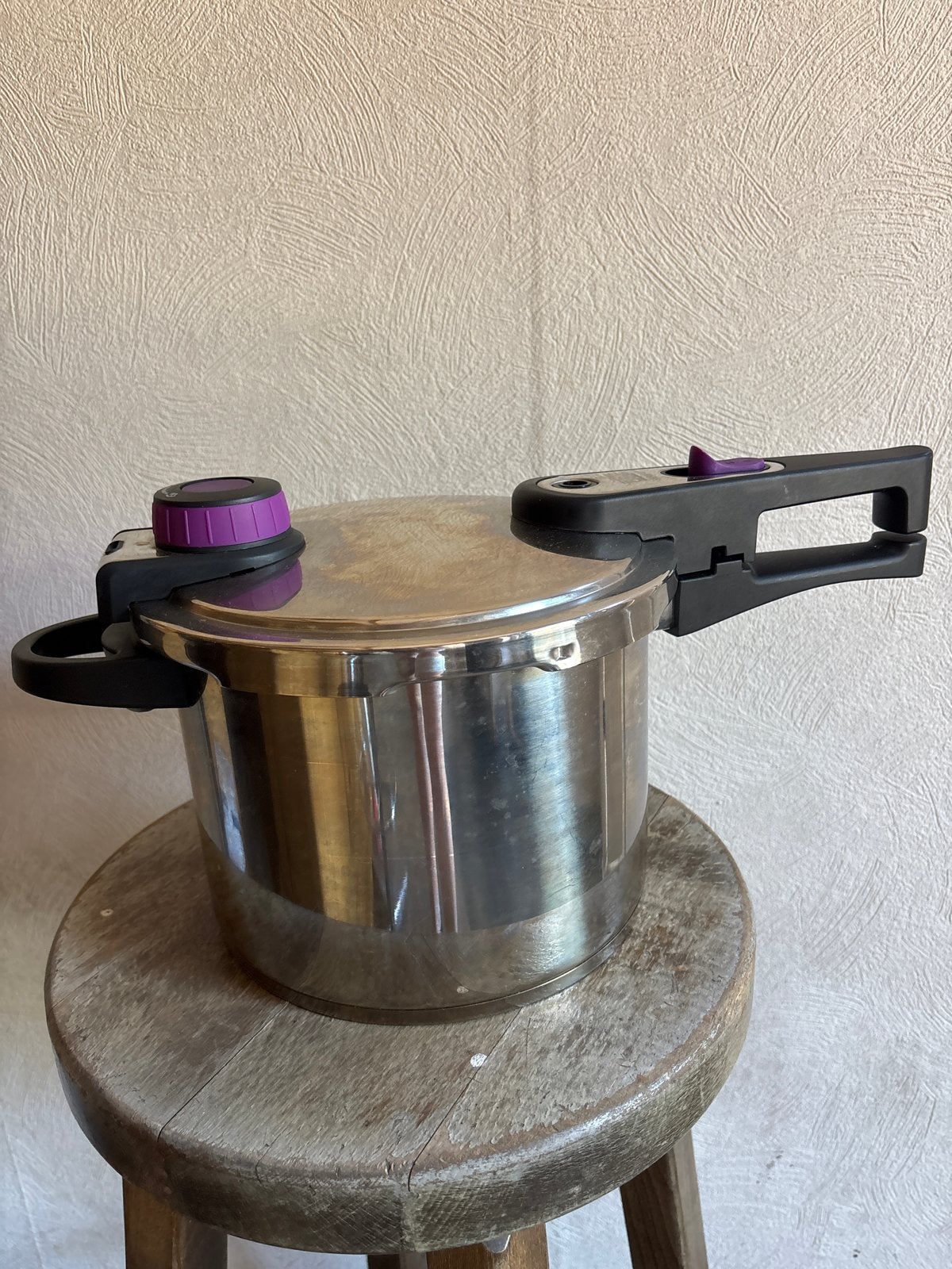 Roestvrijstalen Snelkookpan - 4L, Huis en Inrichting, Keuken | Potten en Pannen, Gebruikt, Rvs, Ophalen of Verzenden