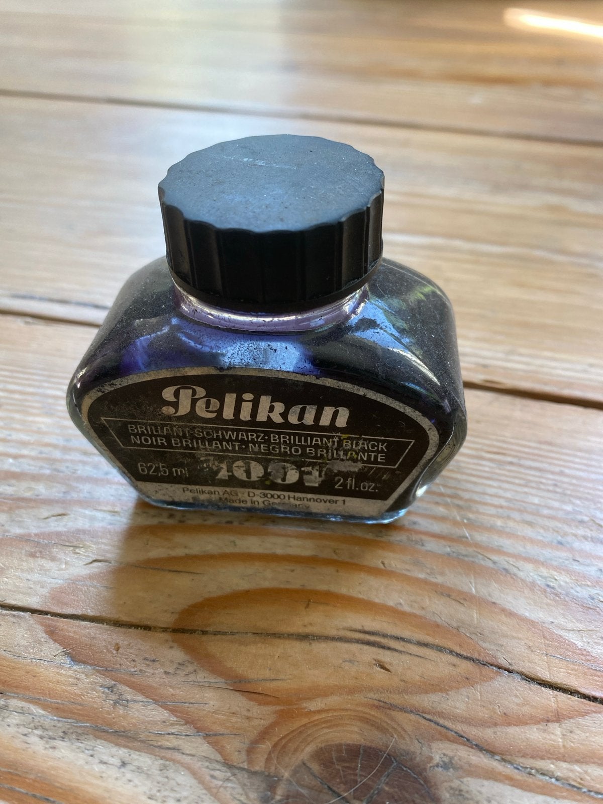 Vintage potje inkt zwart, iconisch item, Ophalen of Verzenden