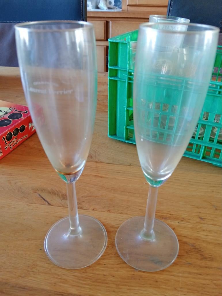 2 Champagne glazen, Ophalen of Verzenden, Nieuw, Overige typen
