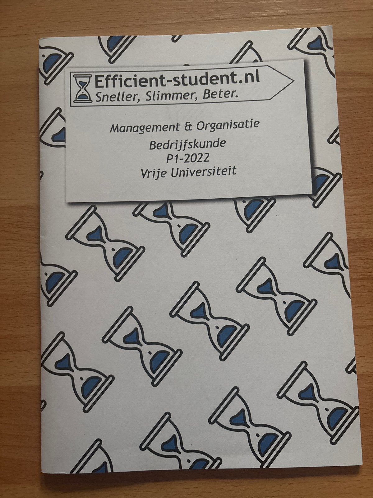 Samenvatting Management & Organisatie Bedrijfskunde VU, Ophalen of Verzenden, Gamma, Zo goed als nieuw, WO