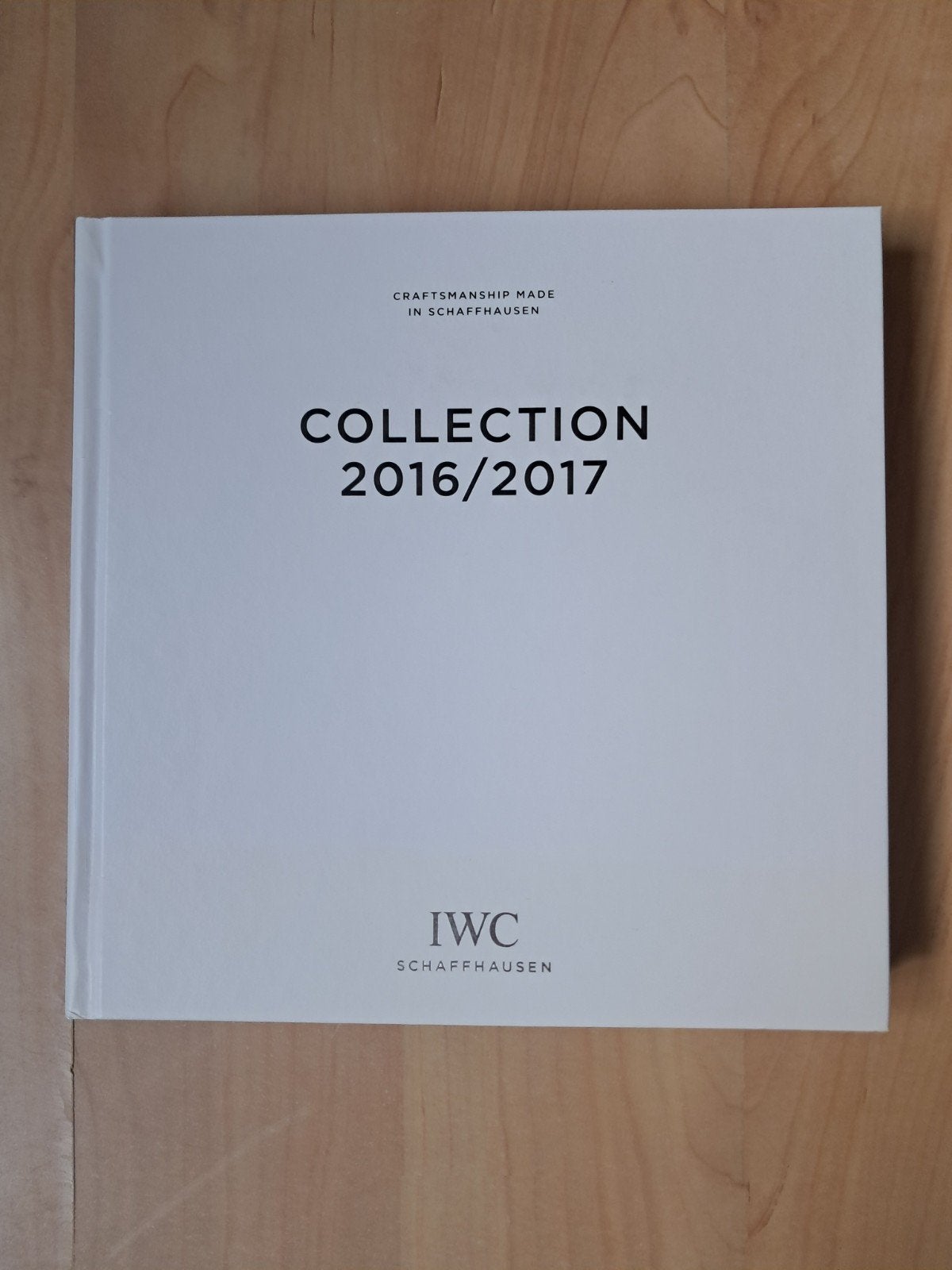 IWC Schaffhausen Collectie 2016/2017 Catalogus Hardcover, Ophalen of Verzenden, Zo goed als nieuw, IWC Schaffhausen, Catalogus