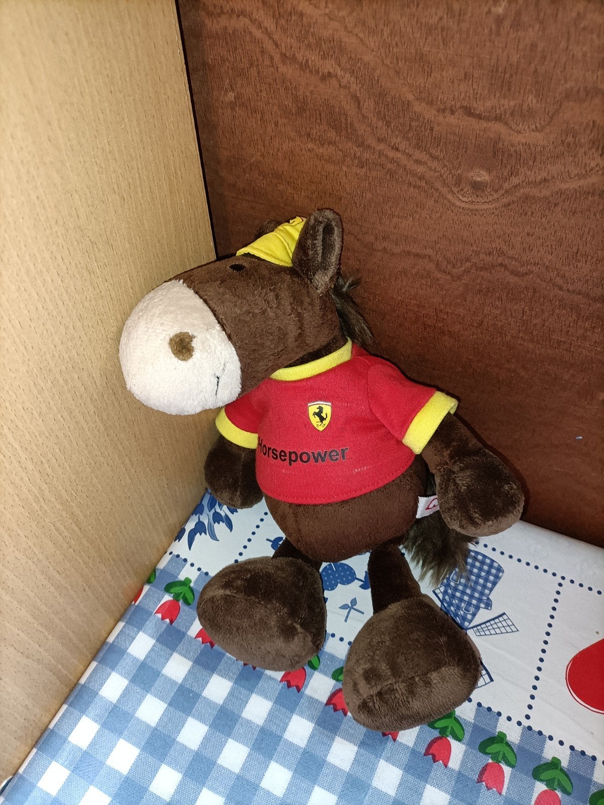 Ferrari paard knuffel Horsepower NICI 27 cm groot, Ophalen of Verzenden, Zo goed als nieuw