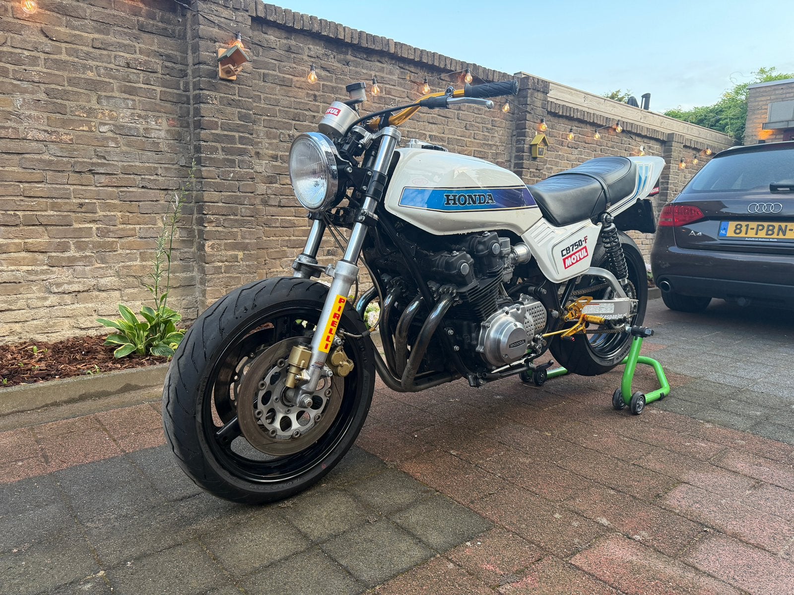 Honda CB750F 1980 Hybrid custom | VASTE PRIJS!, Motoren, 750 cc, Sportuitlaat, 4 cilinders, Motorrijbewijs A