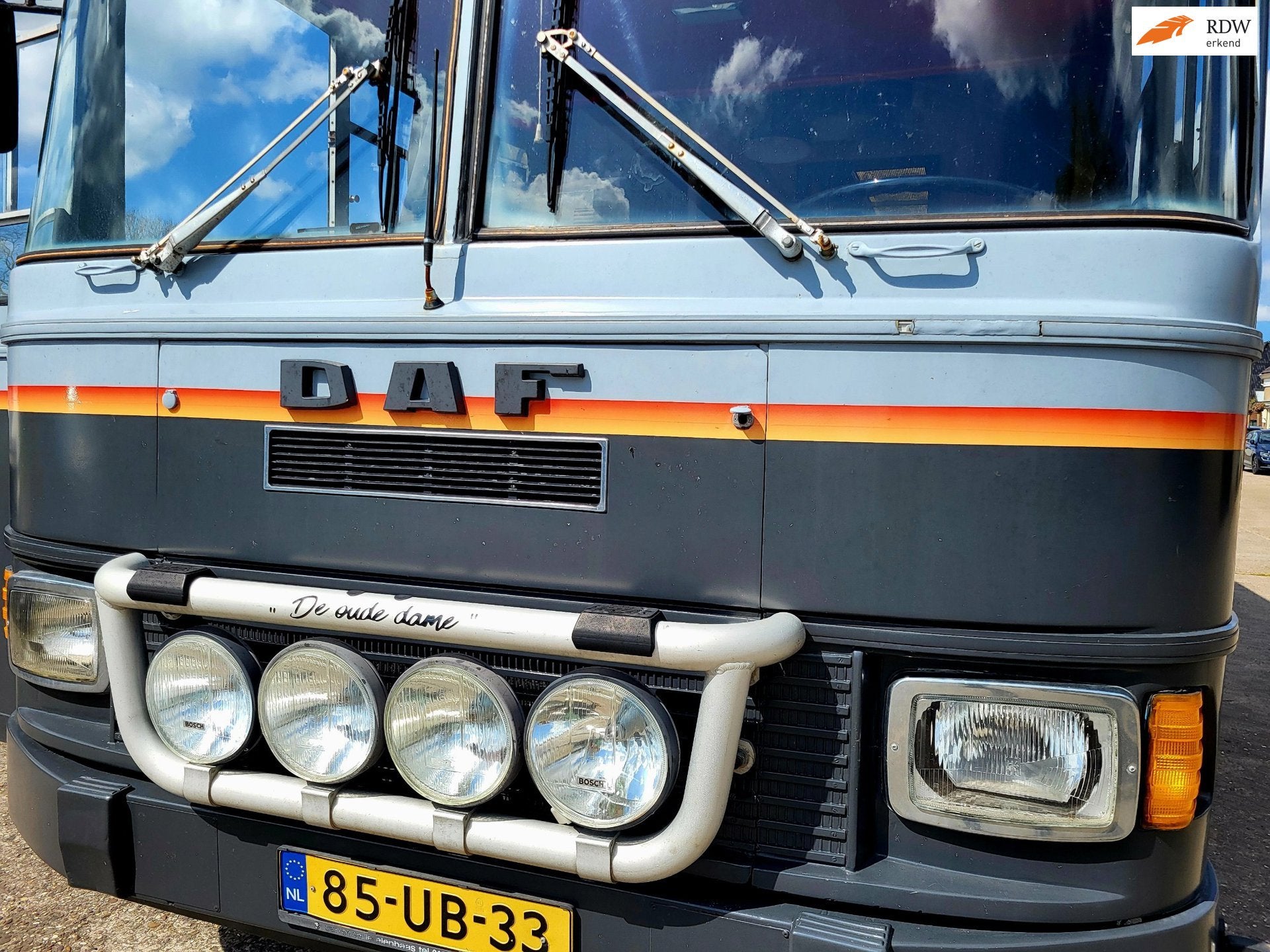 DAF CAMPER MET GARAGE VOOR AUTO/ MOTORS EN WERKPLAATS 9 PERS, Overige merken, Buscamper of Camperbus, Bedrijf, Tot en met 6