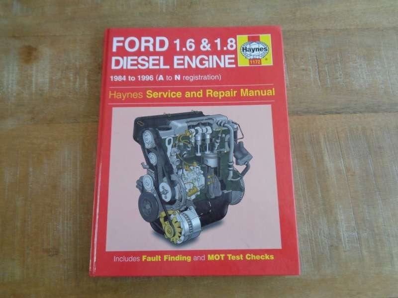 Ford 1600cc-1800cc Diesel - Vraagbaak Haynes WP Handboek, Verzenden, Gelezen, Ford
