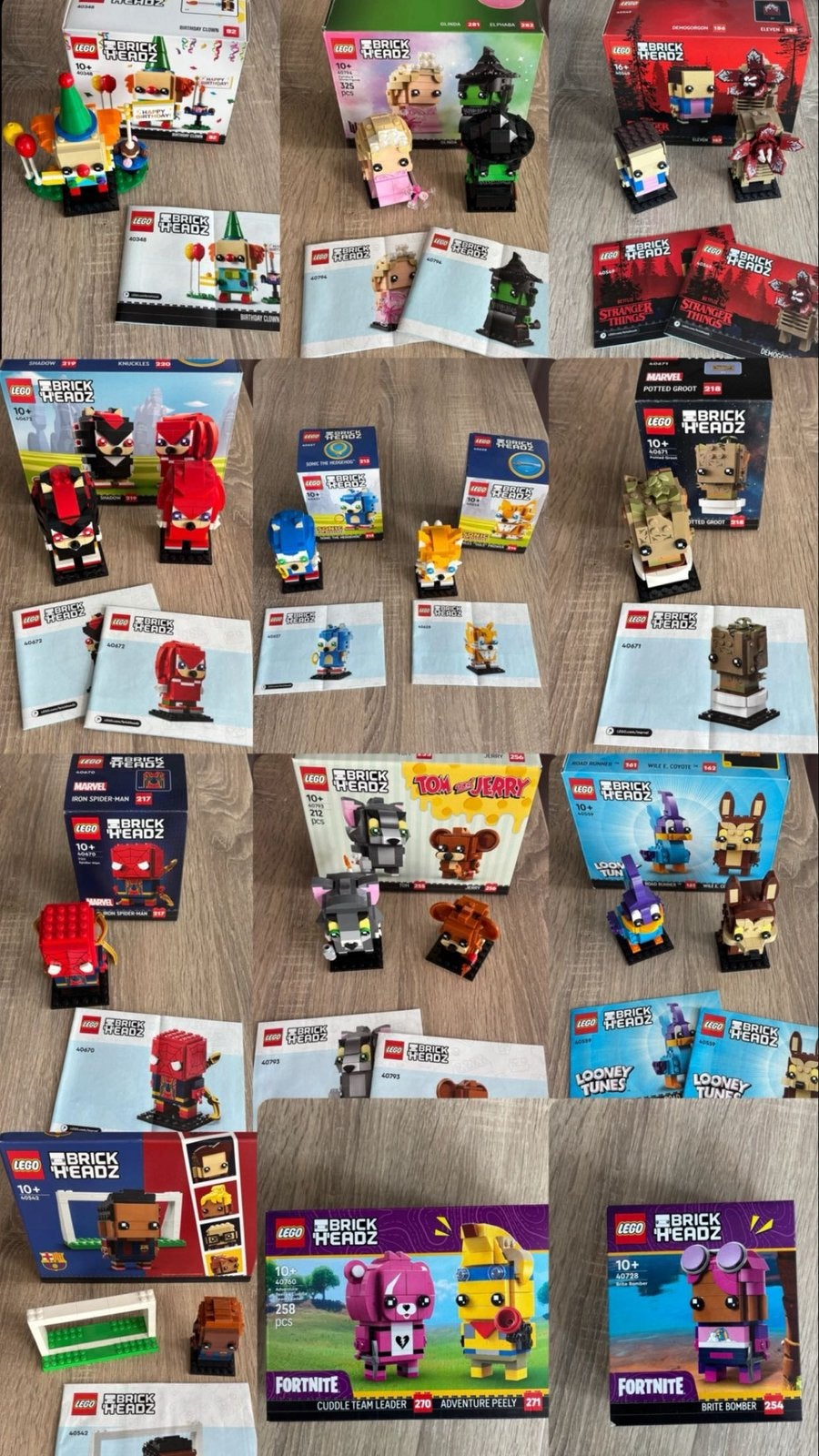 Partij Lego BrickHeadz, BrickHeadz, Lego, Compleet, Ophalen of Verzenden