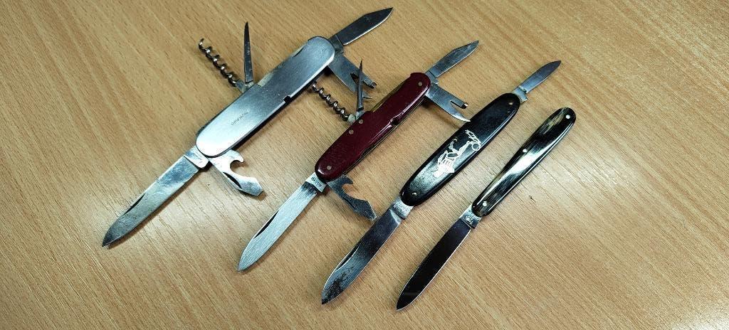 zakmes x4 Duits o.a. Browning, Verzenden, Gebruikt