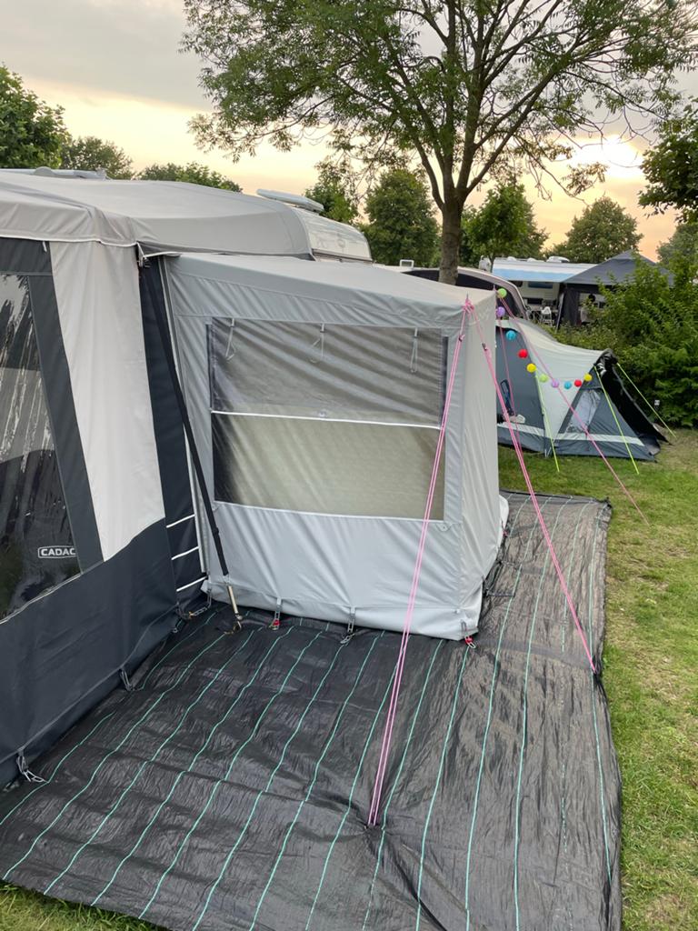 Ten kate erker bijzettentje voor aan de voortent., Caravans en Kamperen, Ophalen of Verzenden, Zo goed als nieuw, Polyester, Bo-Camp