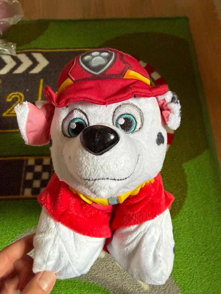 Marshall knuffel en kussen in 1, Paw Patrol, Ophalen of Verzenden, Zo goed als nieuw, Overige typen