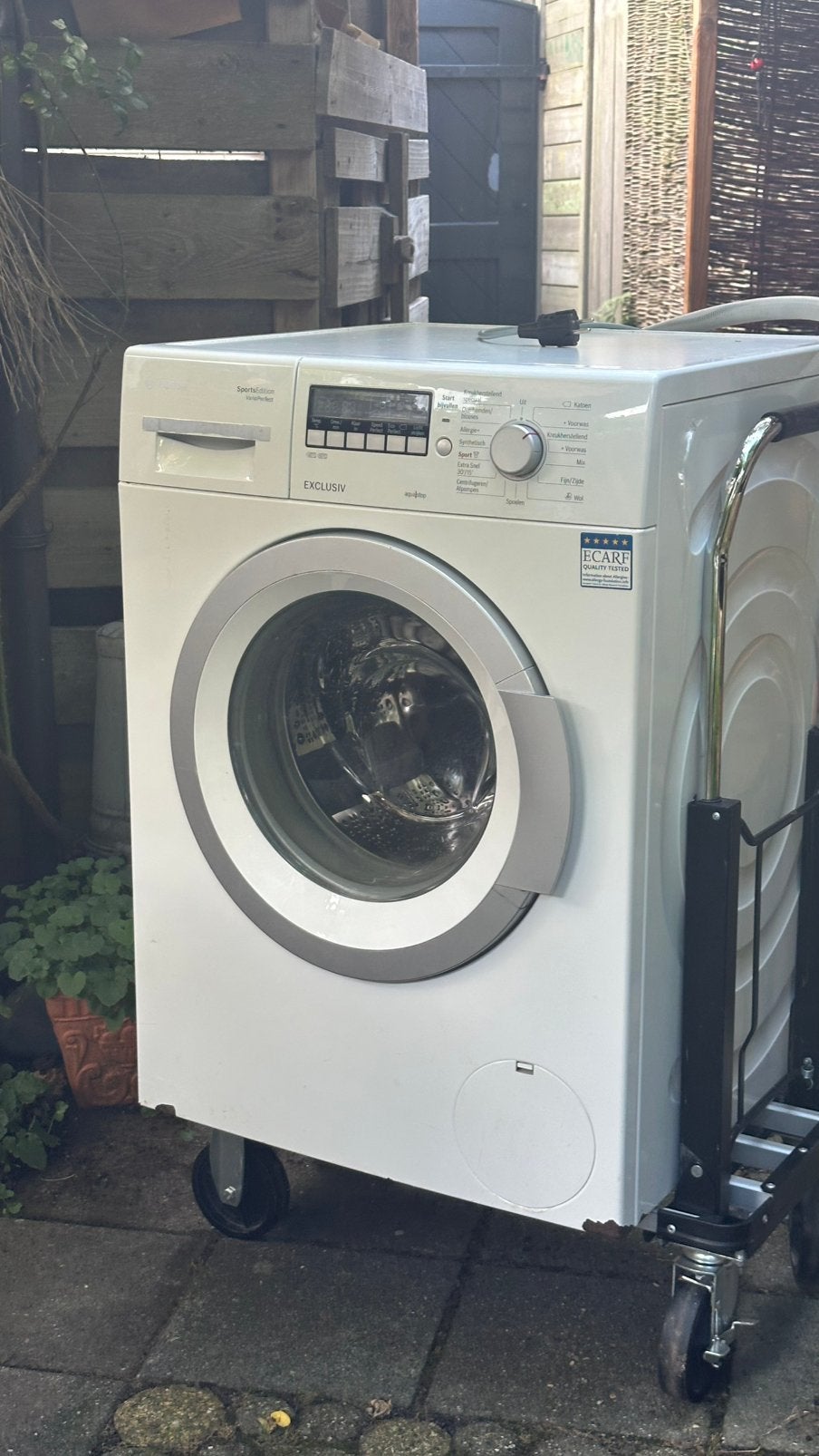 Bosch wasmachine vario perfect sport, Ophalen, Zo goed als nieuw, 85 tot 90 cm, 1200 tot 1600 toeren