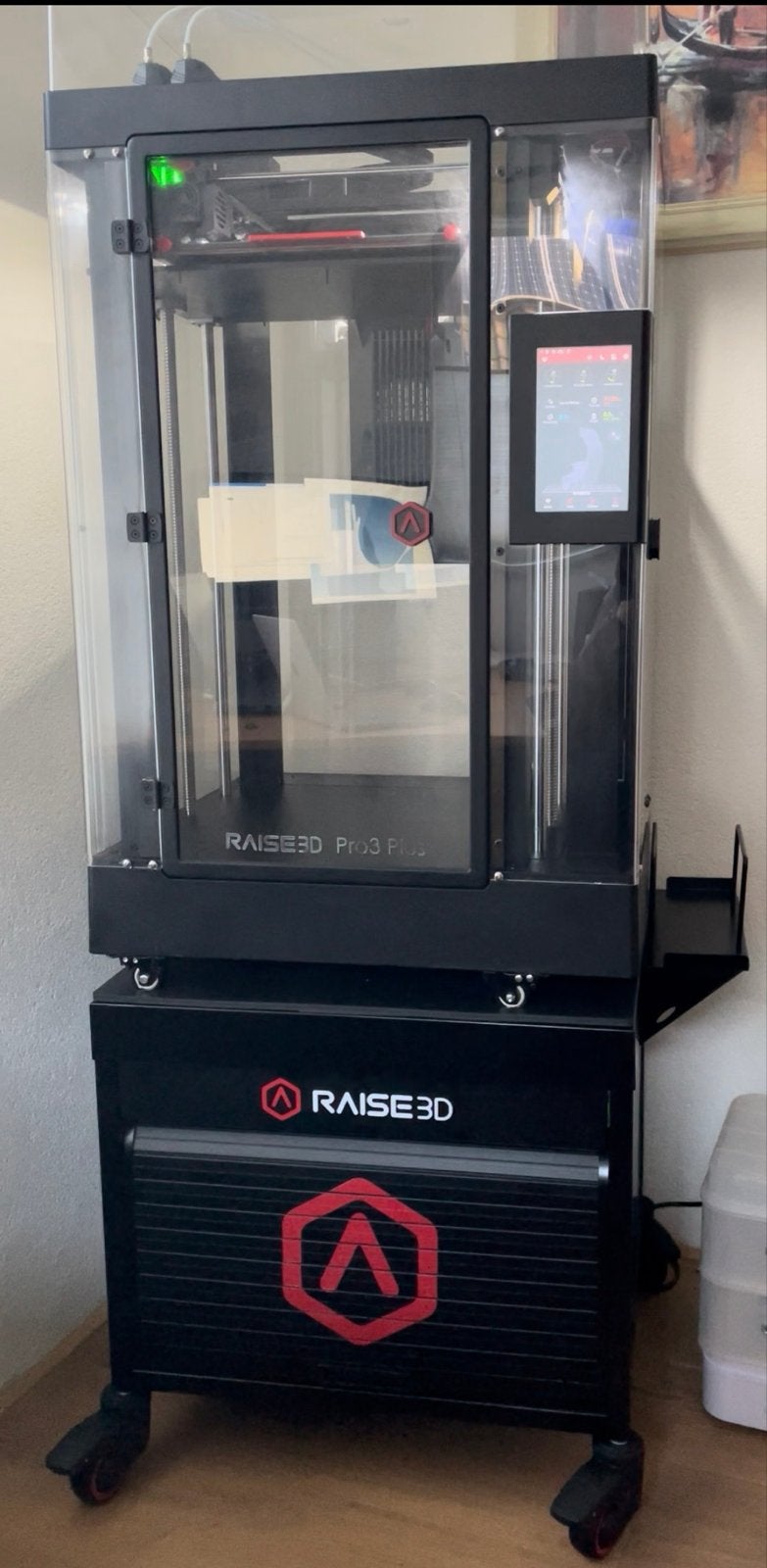 Raise3D Pro3 Plus 3D-printer - Hyperspeedkit en onderkast, Computers en Software, 3D Printers, Ophalen, Gebruikt, Ingebouwde Wi-Fi