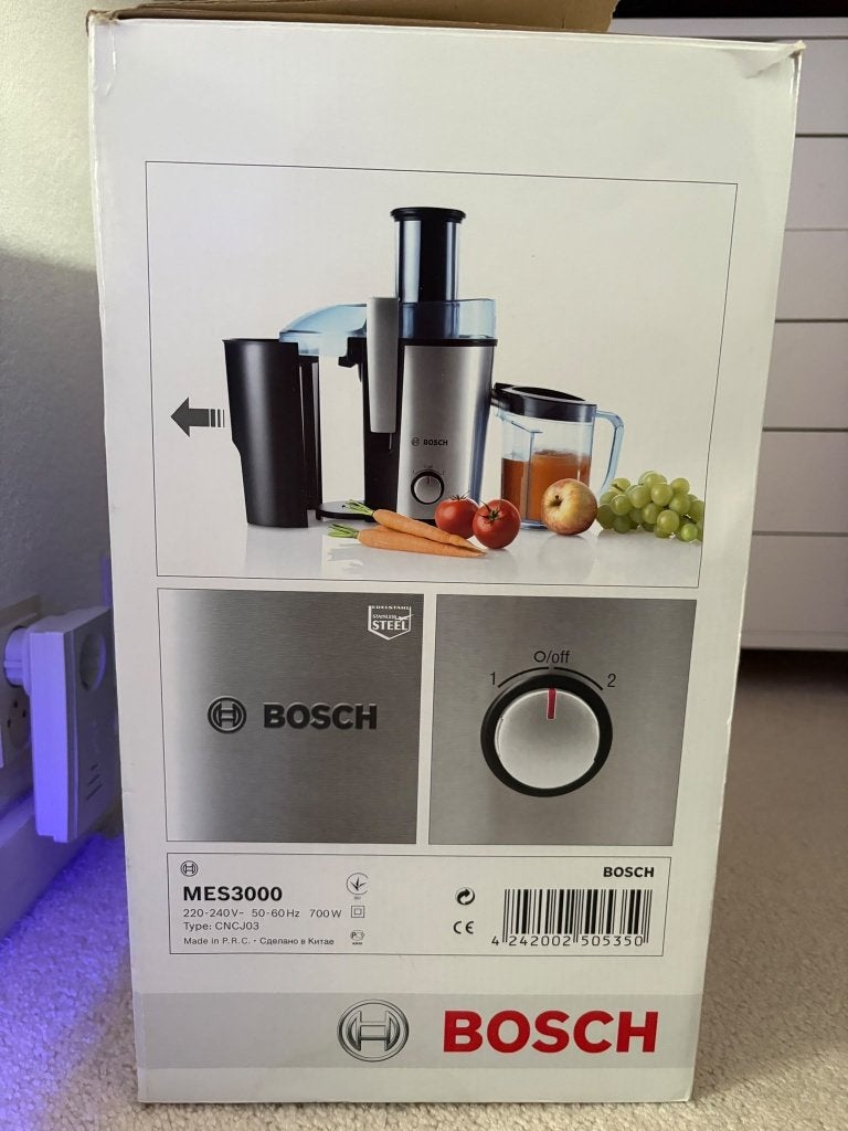 Vruchtenpers bosch nieuw, Ophalen of Verzenden, Nieuw, Elektrisch