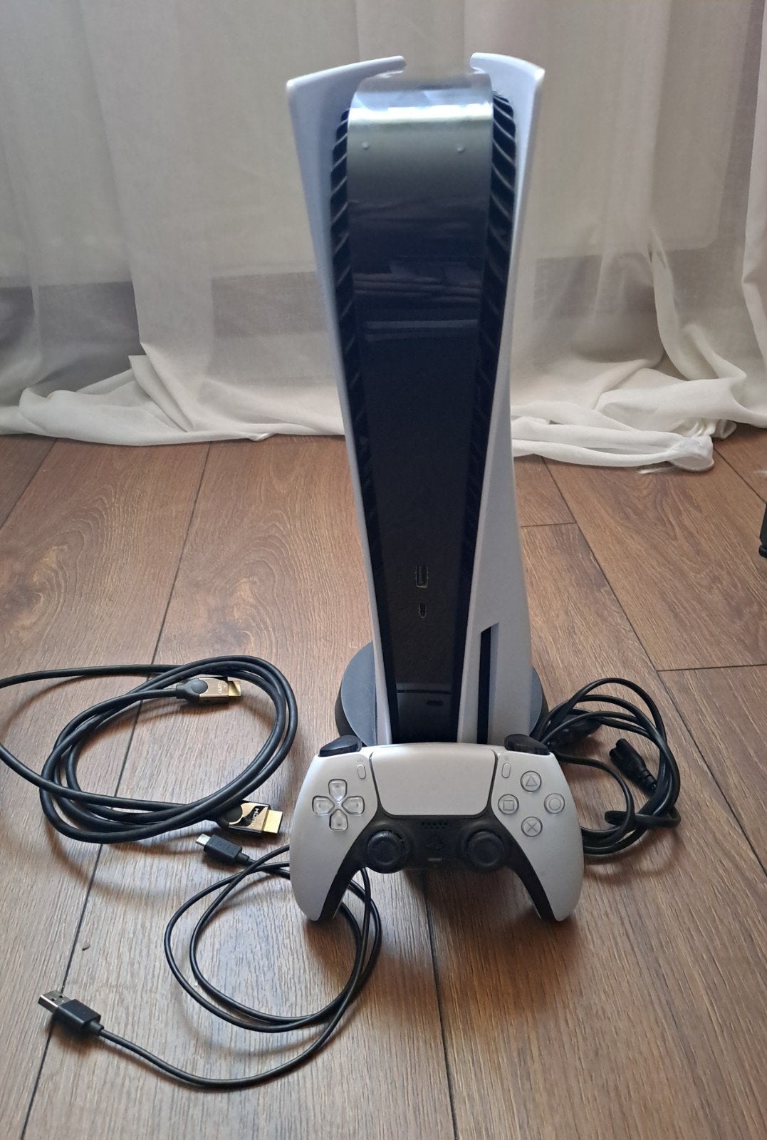 Sony PlayStation 5 Disc Edition + controller, Ophalen, Zo goed als nieuw, Playstation 5