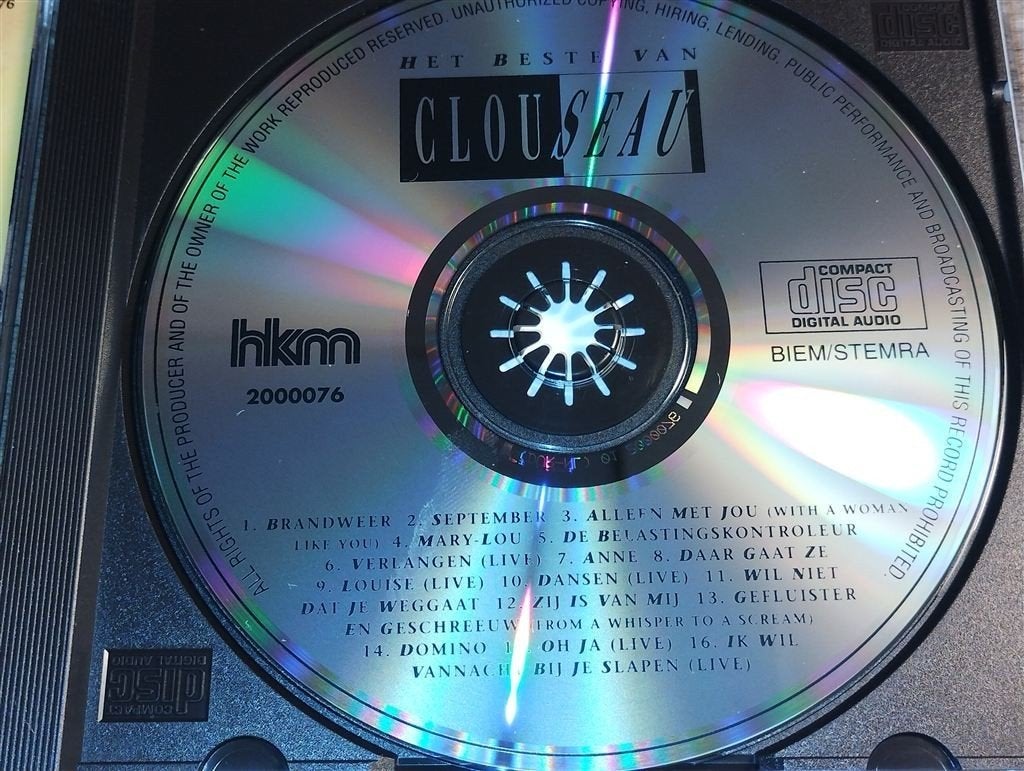 Clouseau - Het Beste Van, Ophalen of Verzenden, Zo goed als nieuw, Levenslied of Smartlap