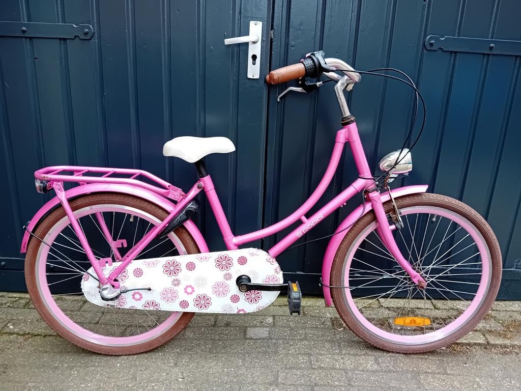 Popal meisjesfiets 22 inch, Fietsen en Brommers, Ophalen, Terugtraprem, 22 inch, Gebruikt