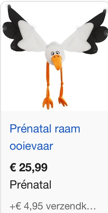 Kraamvogel ooievaar, Ophalen of Verzenden, Nieuw, Overige typen