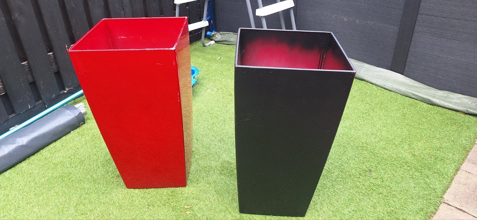 2 planten bakken, Huis en Inrichting, Woonaccessoires | Prullenbakken, Minder dan 10 liter, Ophalen of Verzenden, Zo goed als nieuw