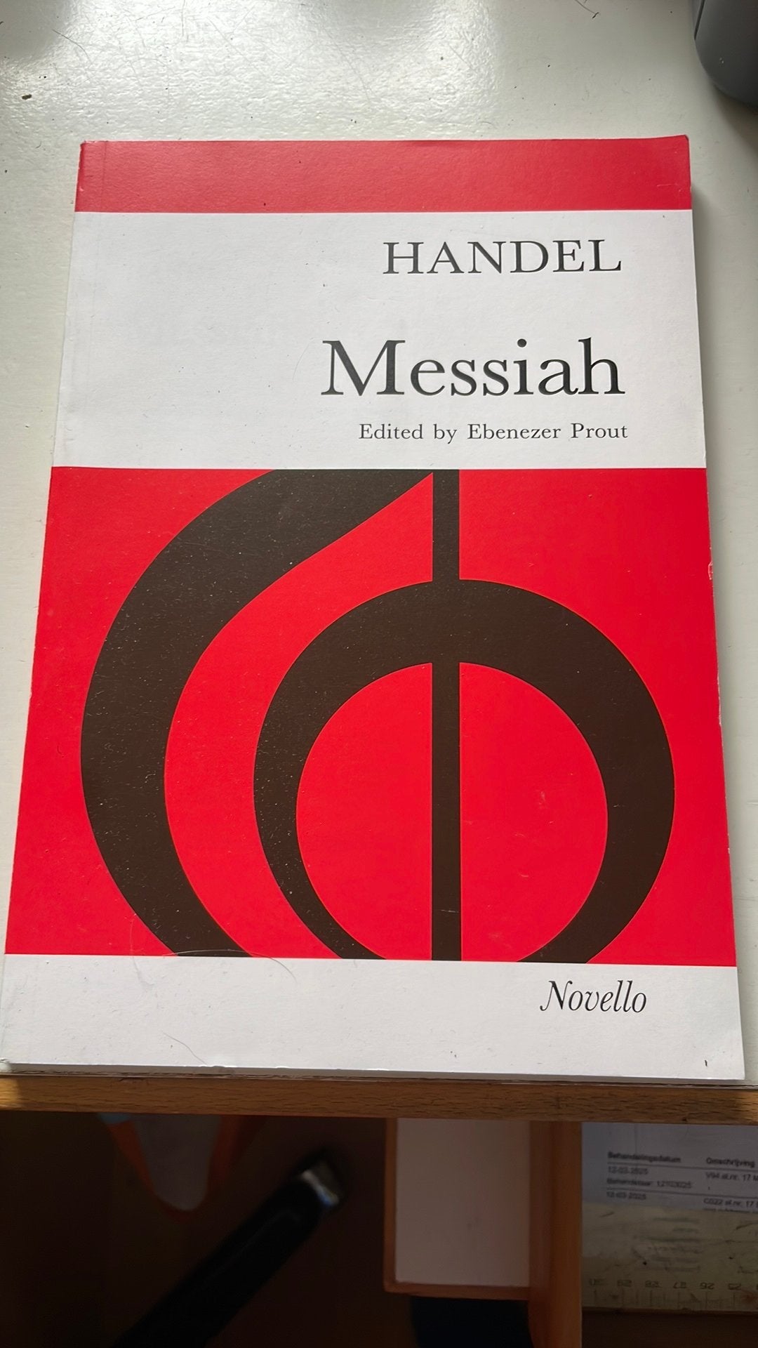 Partituur Messiah van Händel - nieuw, Ophalen of Verzenden, Nieuw, Overige onderwerpen
