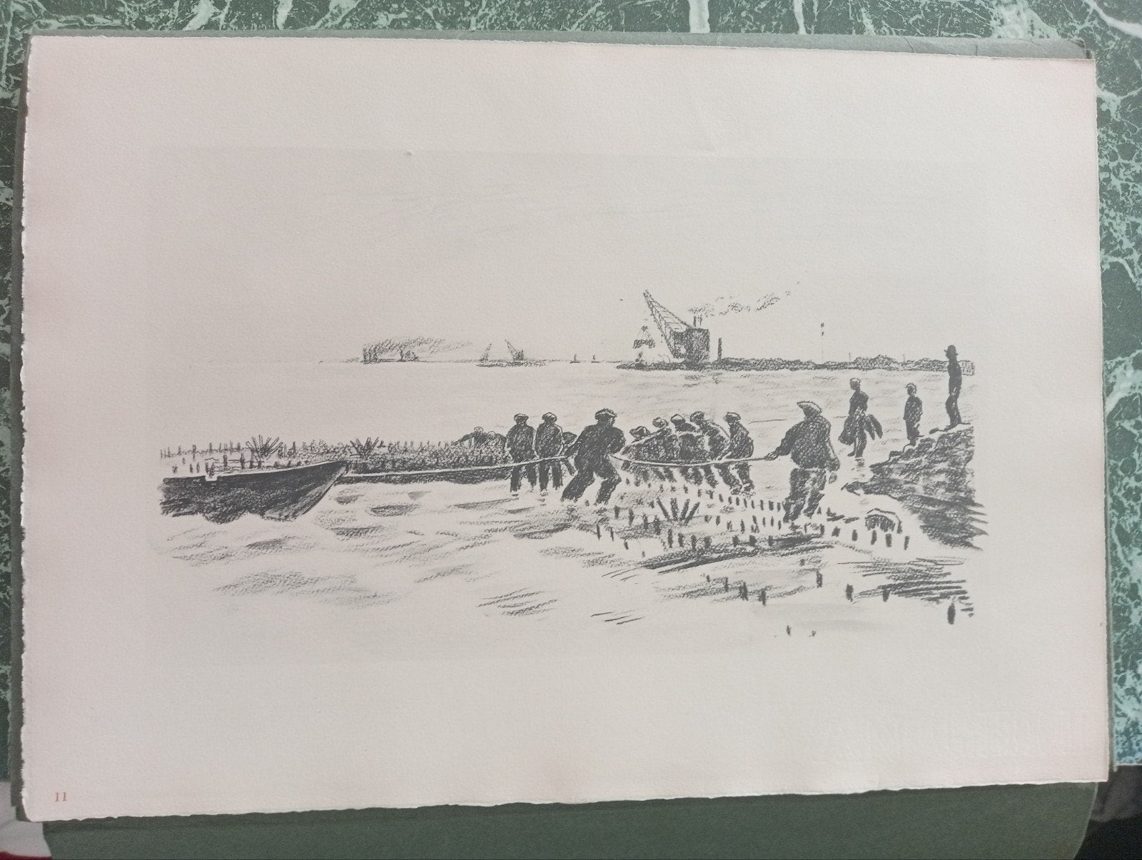 Dirk Nijland Lichtdruk 1932, Ophalen of Verzenden, Voor 1940, Gebruikt