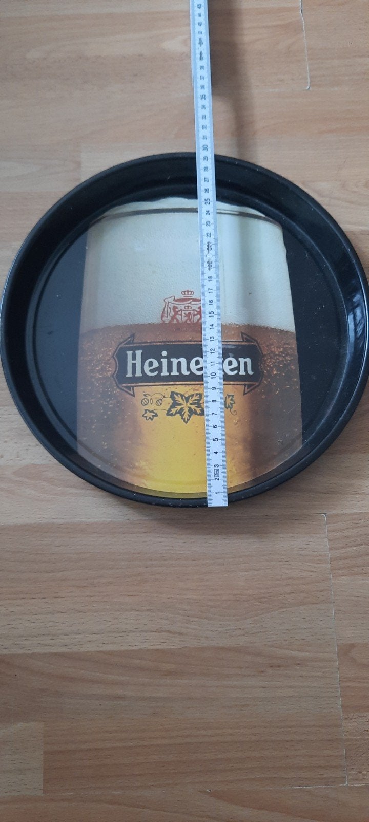 Heineken dienblad - Vintage bier reclame, Ophalen of Verzenden, Gebruikt, Gebruiksvoorwerp