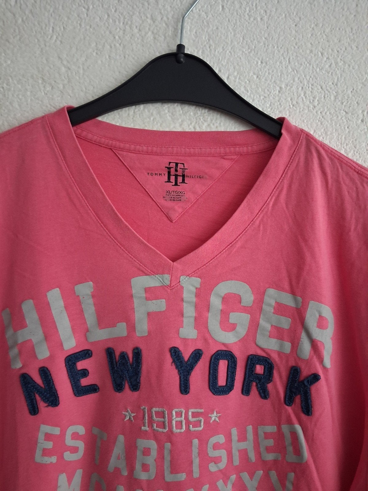 Tommy Hilfiger T-shirt roze XL/TG/XG, Tommy Hilfiger, Maat 56/58 (XL), Ophalen of Verzenden, Roze