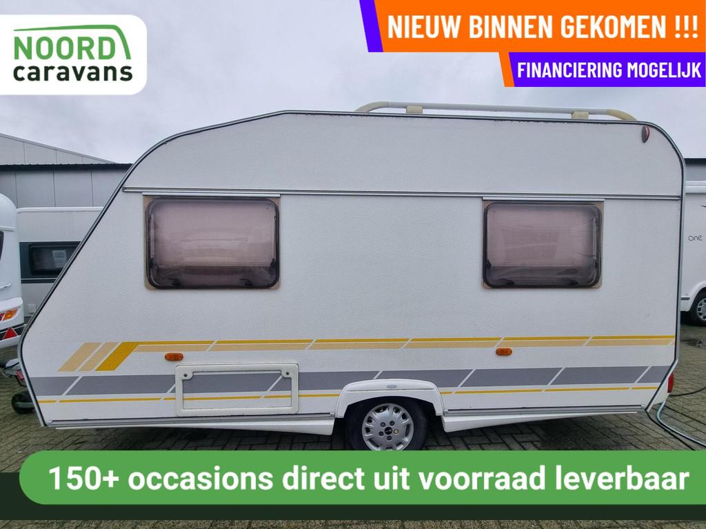 DELTA EUROLINER 3900 FB FRANSBED + VOORTENT + EINDKEUKEN, Caravans en Kamperen, Caravans, Serviceluik, Bedrijf, 750 - 1000 kg