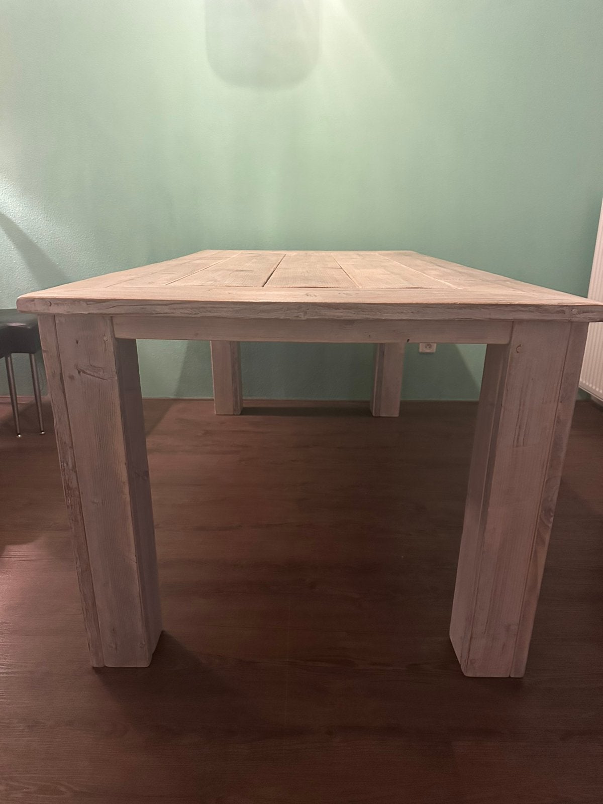 Eettafel steigerhout, Huis en Inrichting, Tafels | Eettafels, Ophalen, 50 tot 100 cm, Zo goed als nieuw, Vijf personen of meer