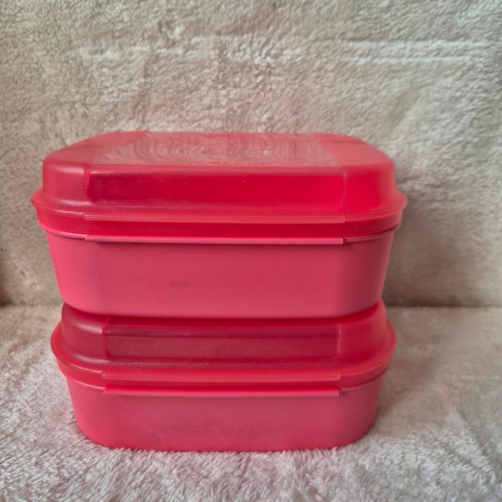 Tupperware koekjes trommel of broodtrommel - roze, Tupperware, Nieuw, Ophalen of Verzenden, Tupperware