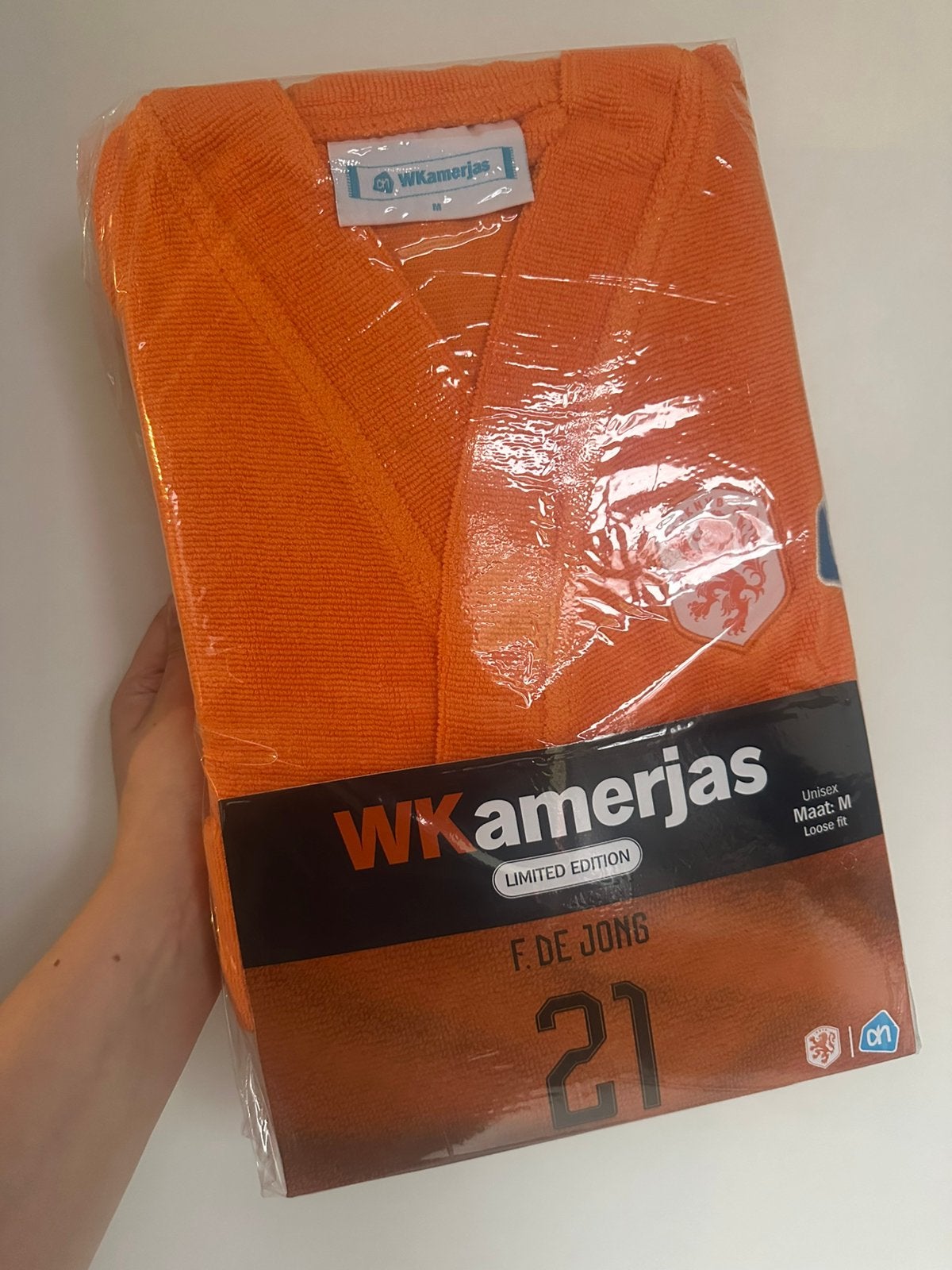 WKamerjas Frenkie de Jong maat M nieuw Albert Heijn, Albert Heijn, Ophalen of Verzenden