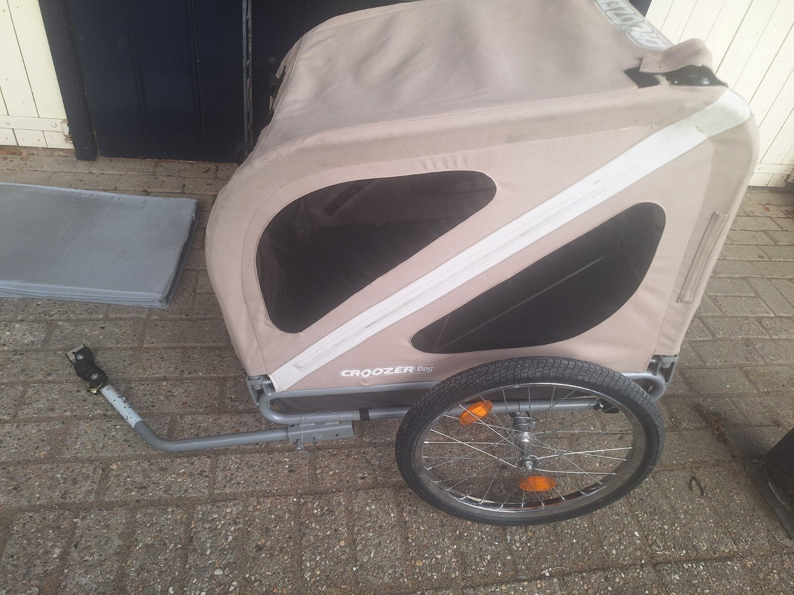 Croozer Dog hondenfietskar met adapter, Ophalen, Gebruikt, Opvouwbaar, Croozer Dog