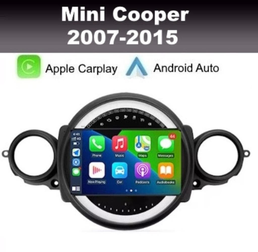 Mini Cooper 2007-2015 radio navigatie android 15 carplay dab, Ophalen of Verzenden, Nieuw