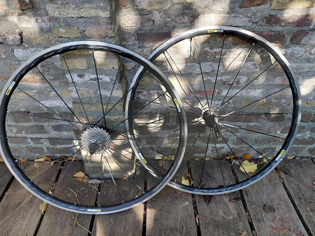 Mavic Ksyrium Elite Wielset - Racefiets Wielen, Wiel, Gebruikt, Ophalen of Verzenden, Aluminium
