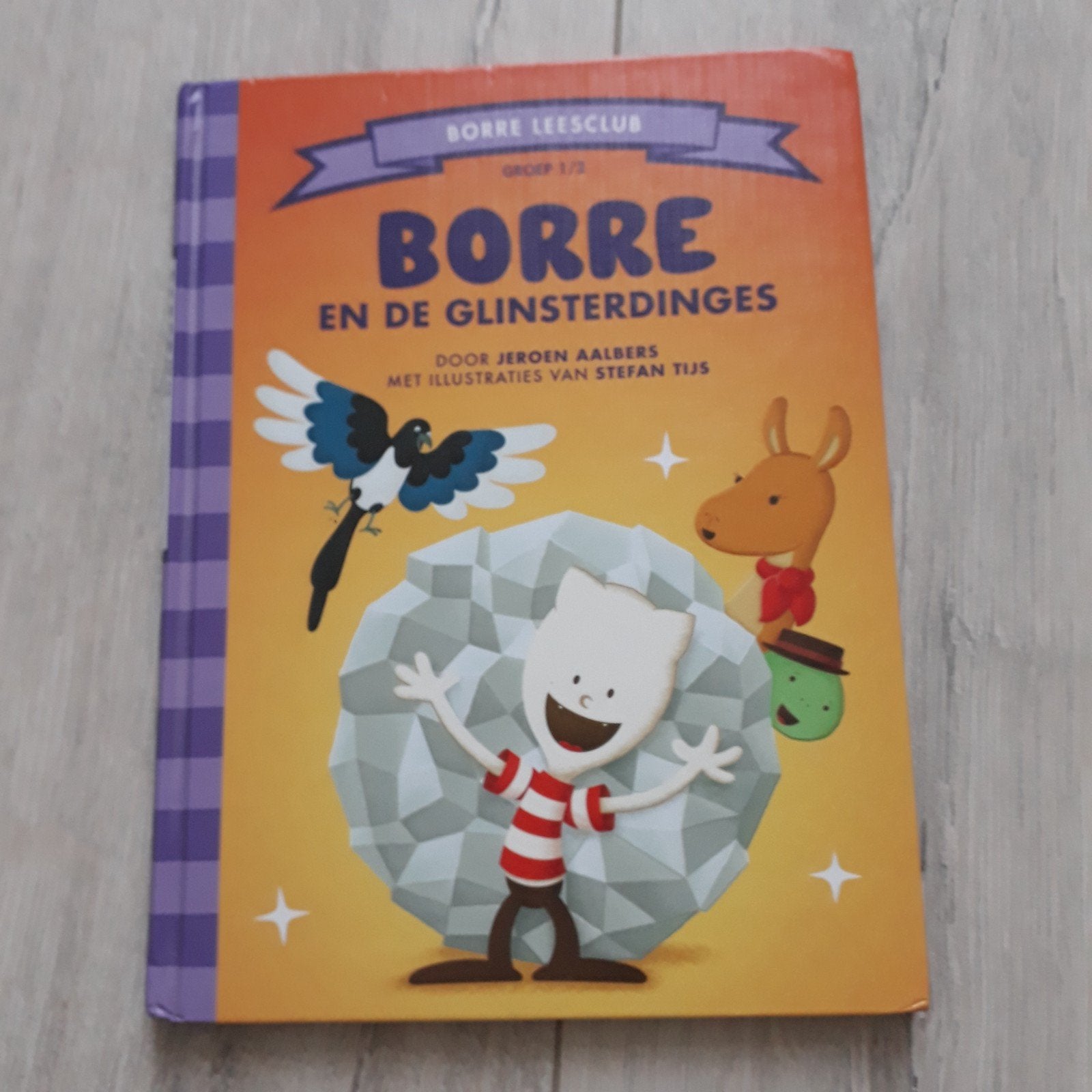 Borre en de Glinsterdinges, Boeken, Kinderboeken | Jeugd | onder 10 jaar, Ophalen of Verzenden, Gelezen, Jeroen Aalbers, Fictie algemeen