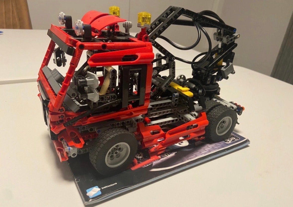 Lego Technic Takelwagen - Compleet met instructies, Gebruikt, Lego, Ophalen of Verzenden, Complete set