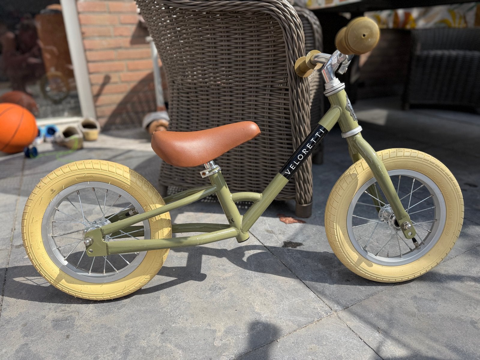 Veloretti Loopfiets Groen, Kinderen en Baby's, Speelgoed | Buiten | Voertuigen en Loopfietsen, Ophalen of Verzenden, Nieuw, Loopfiets