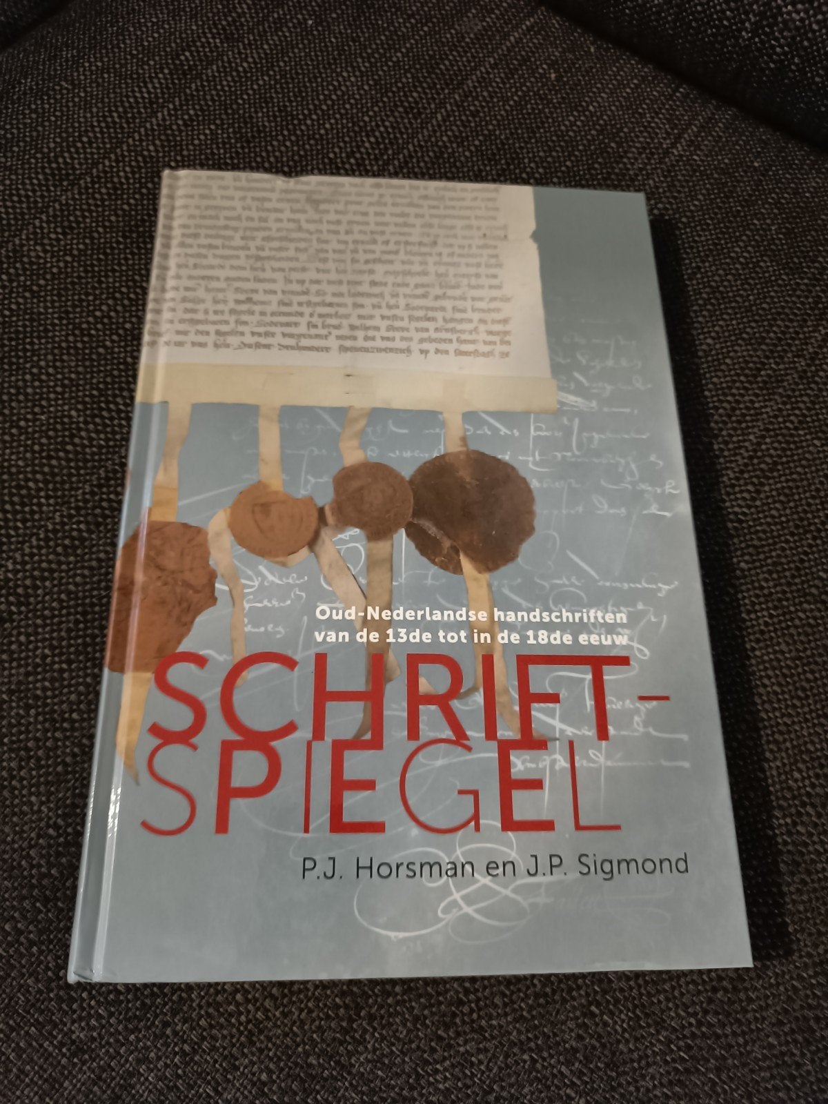 Schriftspiegel: Oud-Nederlandse handschriften, Ophalen of Verzenden, 20e eeuw of later, Zo goed als nieuw, P.J. Horsman en J.P. Sigmond