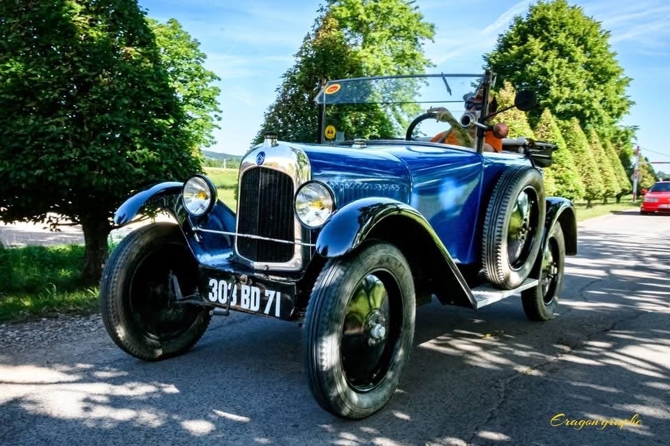 Citroën c3 5hp 1924, Achterwielaandrijving, 4 cilinders, Blauw, Overige kleuren