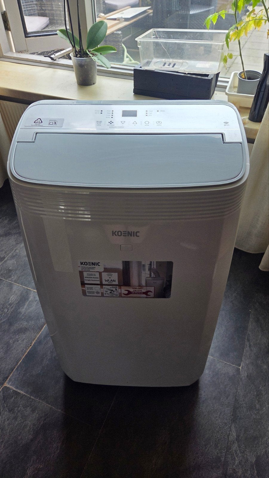 Airco koenic, Ophalen of Verzenden, Mobiele airco, Minder dan 60 m³, 3 snelheden of meer