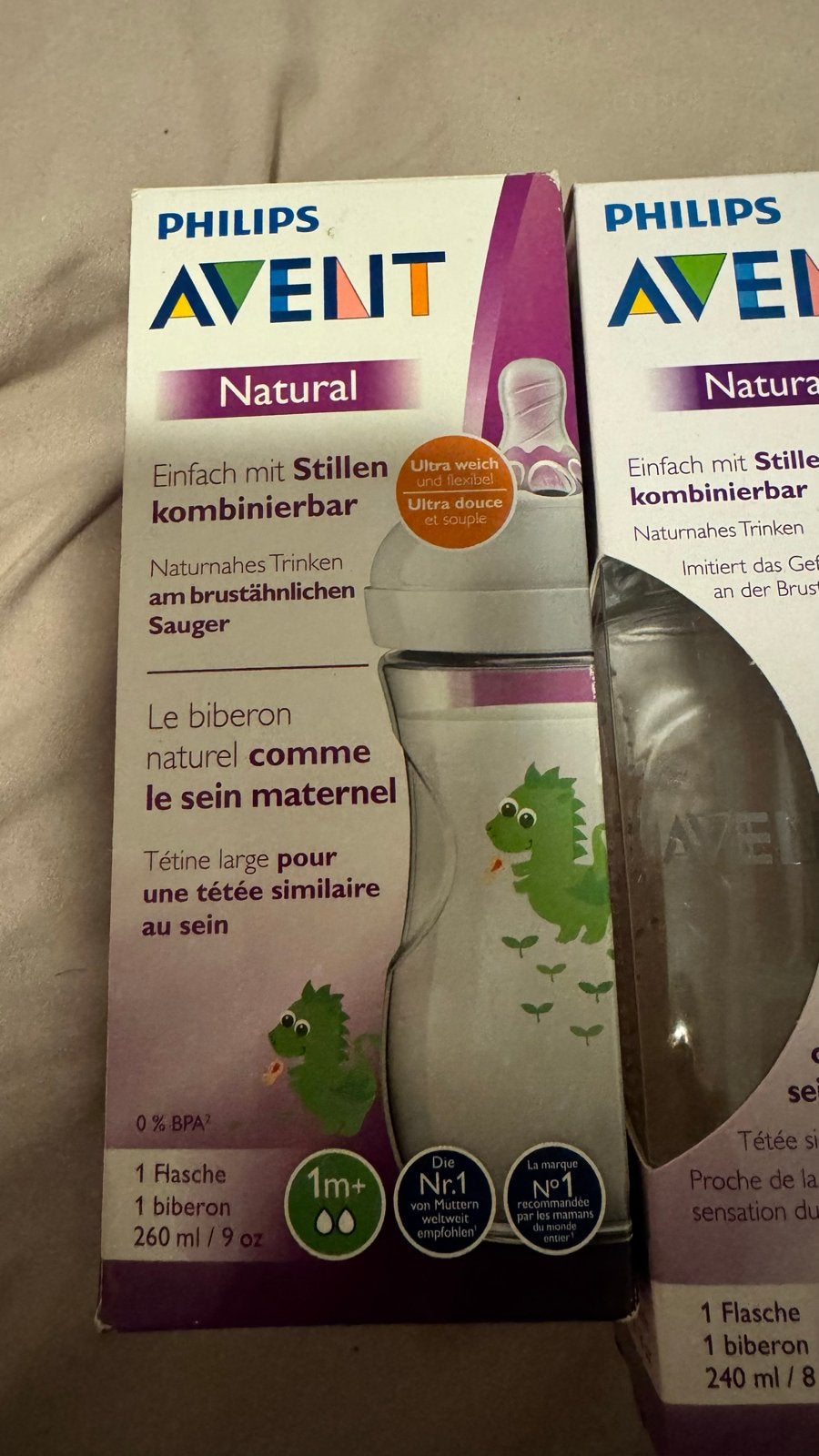 Philips Avent Natural en Dr. Brown's Options+ Babyflessen, Ophalen, Nieuw, Philips Avent, Babyfles