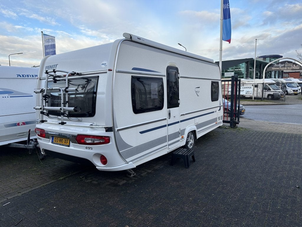 Fendt Opal 495 SFB met mover en cassette luifel, Caravans en Kamperen, Caravans, Schokbreker, Rondzit, Bedrijf, Overige typen